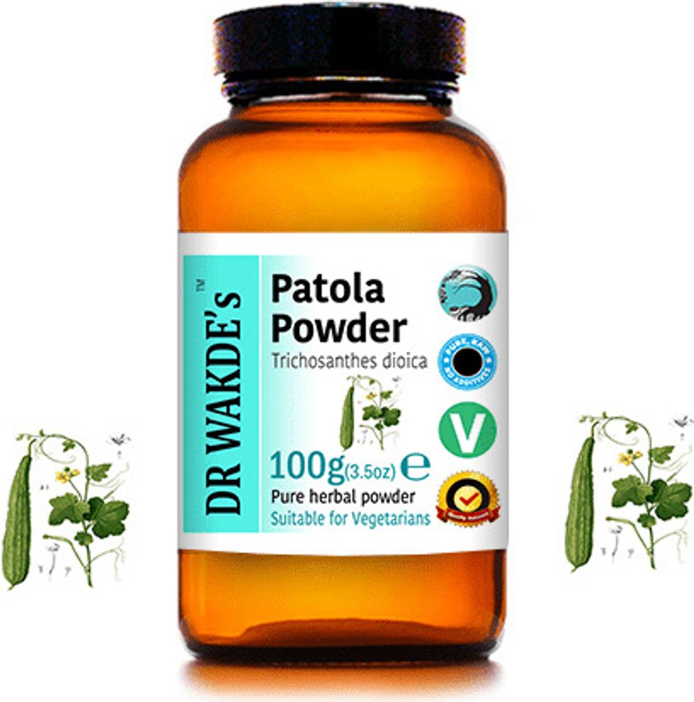 DR WAKDE'S Patola Pulver (Trichosanthes dioica) - 100 g (3,5 Unzen) | Rein, Raw & Getrocknetes Pulver | Ayurveda-Kräuter | Vegan | Nichts hinzugef...