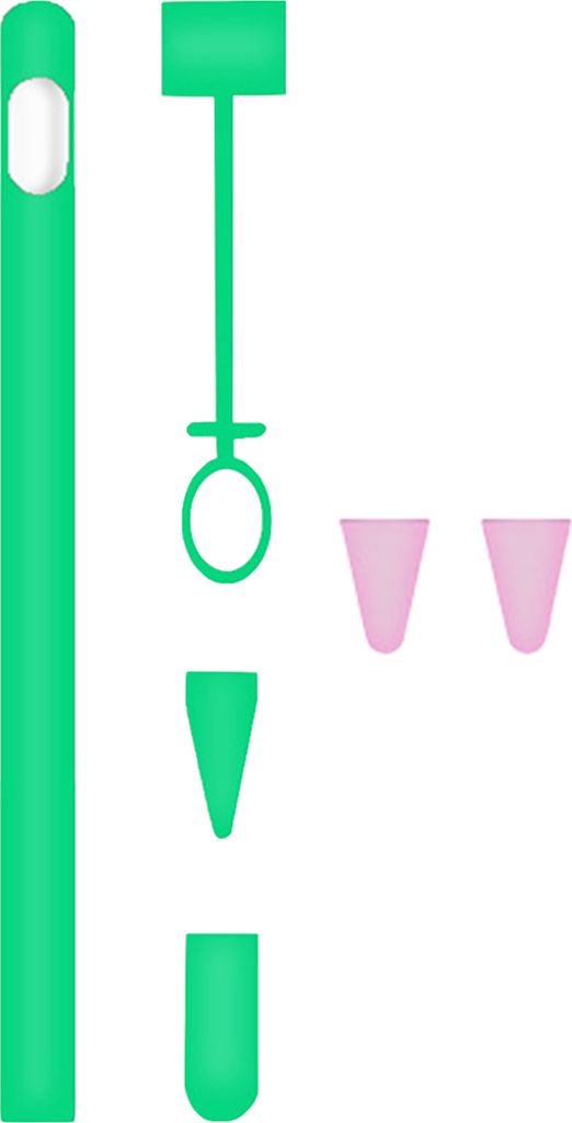 Anti-Falling-Tablet-Bildschirm-Schreiben von Stiftschützer für Apple Pencil 1-Noctilucent Green