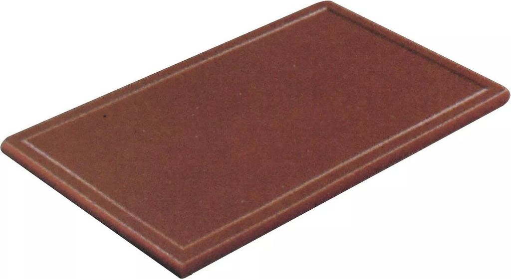 Schneidbrett ohne Rille, ohne Füßchen, GN 1/1, Höhe 30 mm, braun