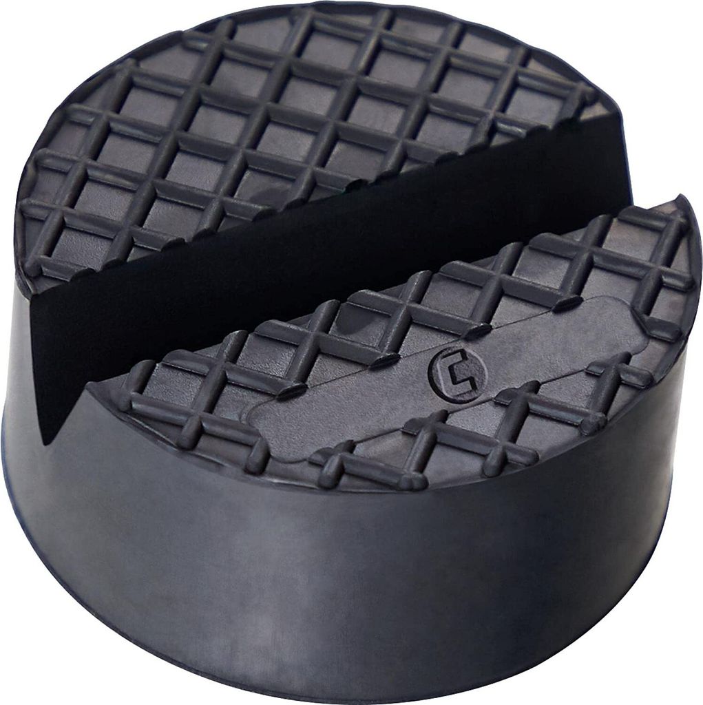 cartrend 144000 cartrend cuscinetto in gomma per cric, nero Immagine del prodotto 