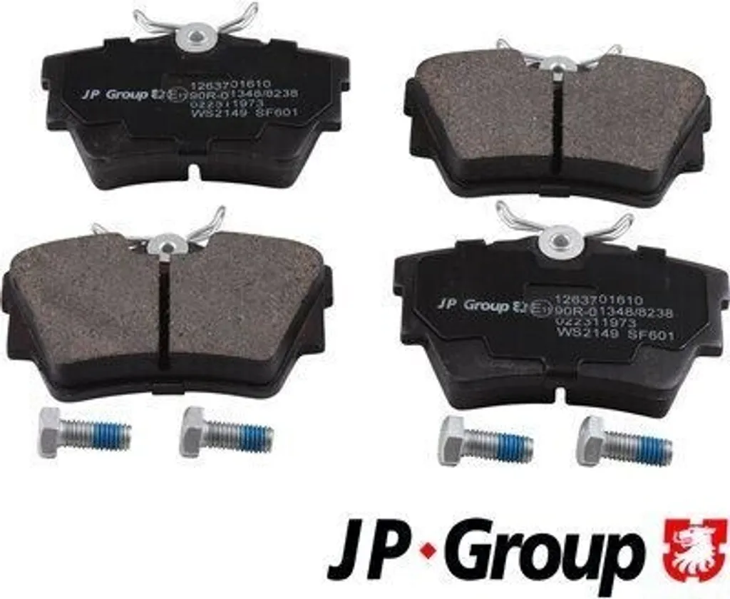 Jeu de Plaquettes de Frein Arrière pour Renault Trafic et Opel Vivaro B