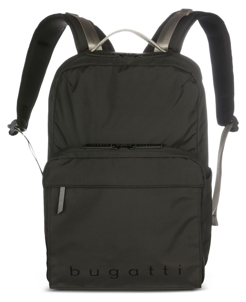 bugatti Rucksack mit Laptopfach Legere Backpack Black schwarz
