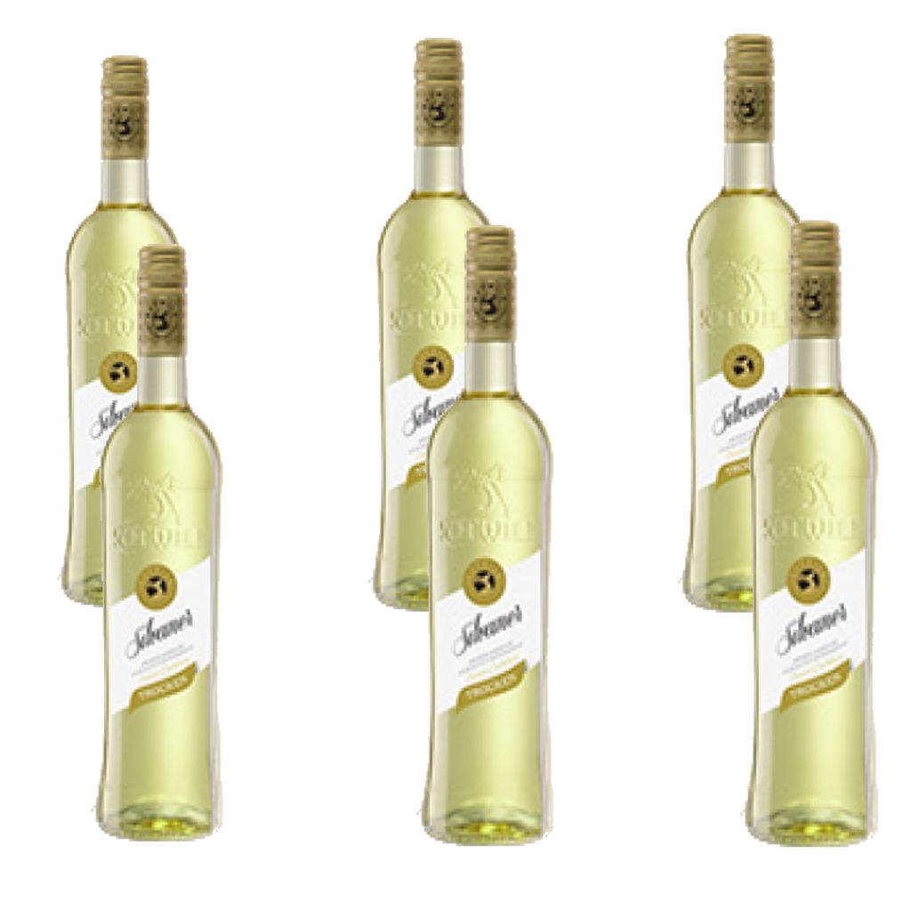 Rotwild Silvaner vollmundiger trockener Weißwein 750ml 6er Produktbild 