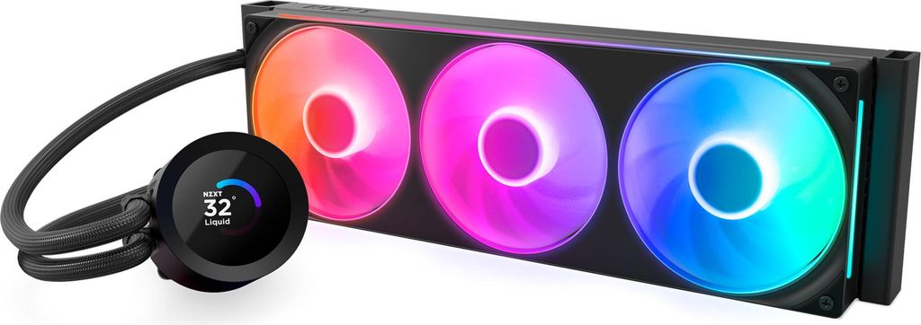 NZXT Kraken Plus 360 RGB, All-in-One-Flüssigkeitskühler, Produktbild 