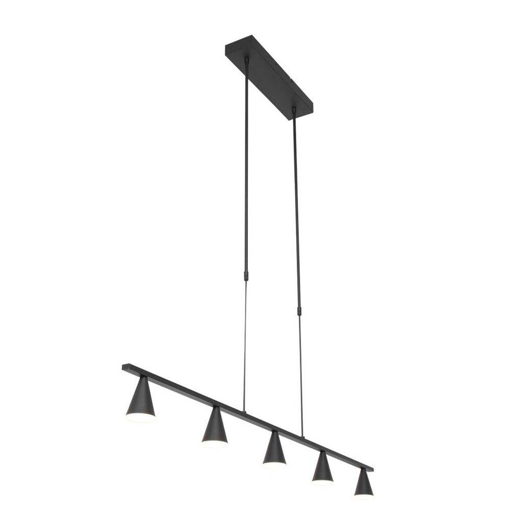 Steinhauer - hängeleuchte - Vortex - schwarz - metall - designlampe - LED - 3066ZW