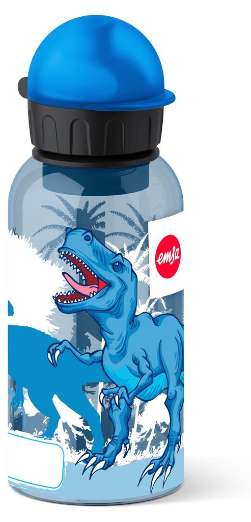 Botella de agua "Tritan" de EMSA, diseño "Dino", color azul Imagen del producto 