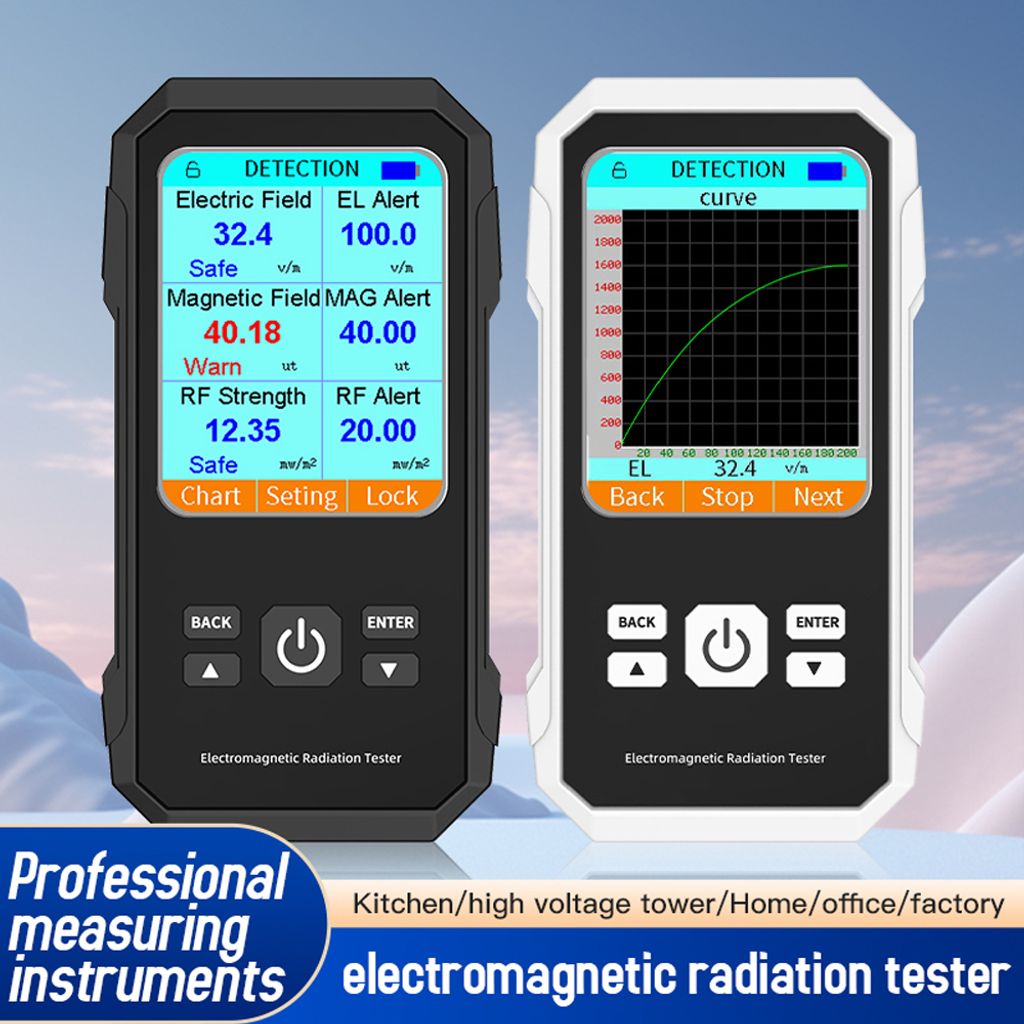 3w1 Wielofunkcyjny detektor pola magnetycznego pola Zdjęcie produktu 