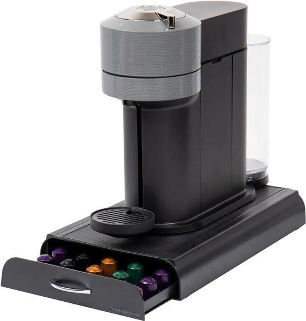 Rangement capsules Nespresso noir 921mm - Idéal cuisine et bureau pro