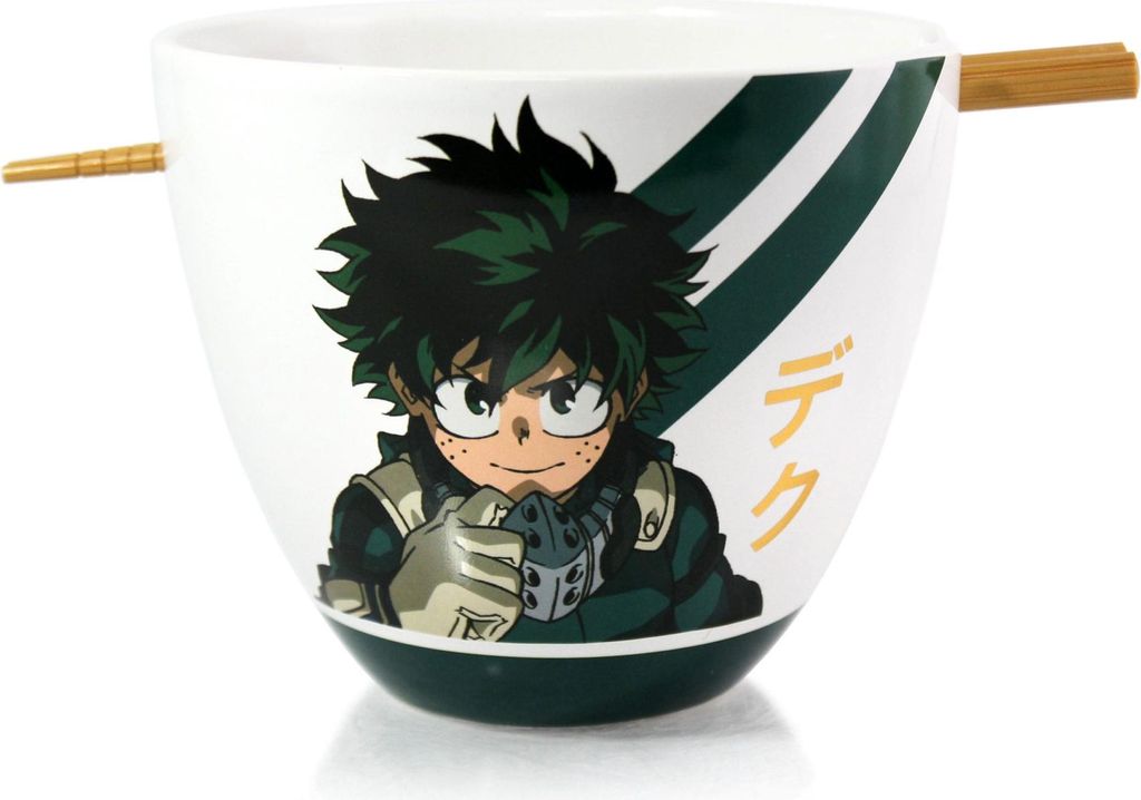 My Hero Academia Ramen-Schüssel mit Stäbchen Izuku Midoriya 473 ml