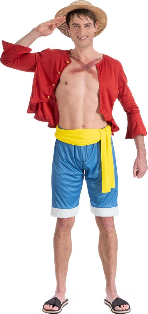 One Piece – Ruffy Kostüm Größe: XL