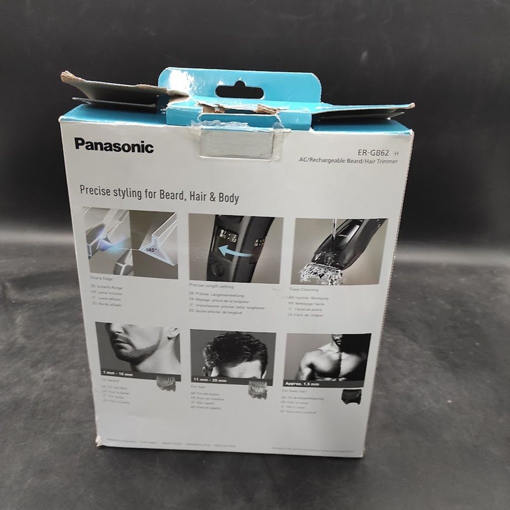 Panasonic ER-GB62-H503, trymer 3 w 1, 1-10 mm, 39 stopni, , Zdjęcie produktu 28