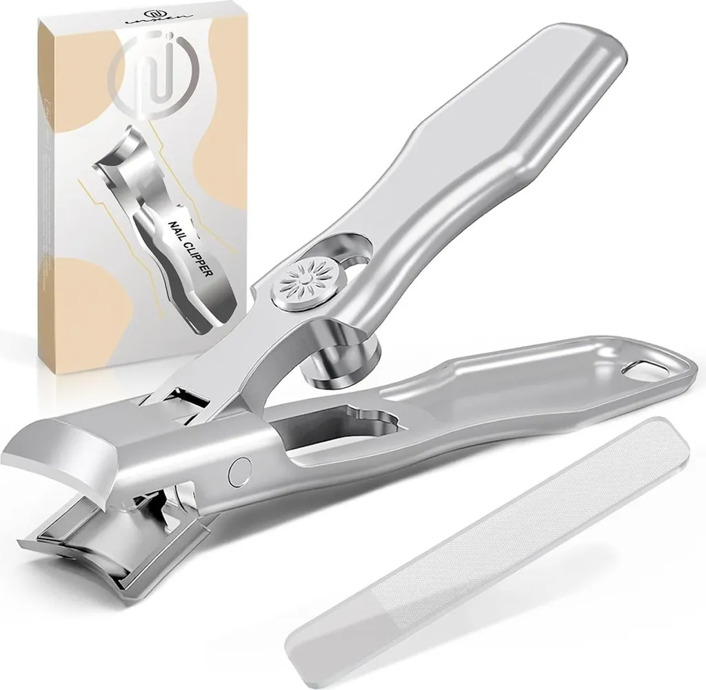 INXEN Coupe-ongles pour ongles épais et incarnés en acier inoxydable