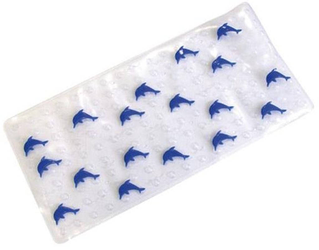 Badewannenmatte mit Tiermotiven, Transparent, rutschhemmend Produktbild 
