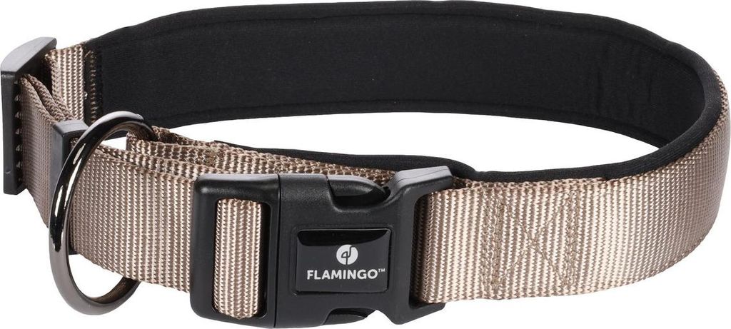 Flamingo Halsband Abbi taupe, Größe: XL