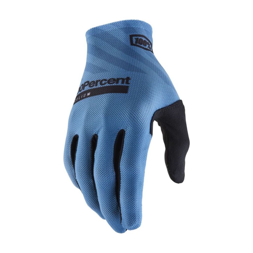 100% Celium Fahrrad Handschuhe Farbe: Blau/Schwarz, Grösse: Produktbild 
