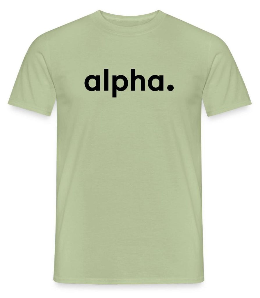 Spreadshirt Stromberg Firmenschriftzug von Alpha Männer T-Shirt, M, Sage