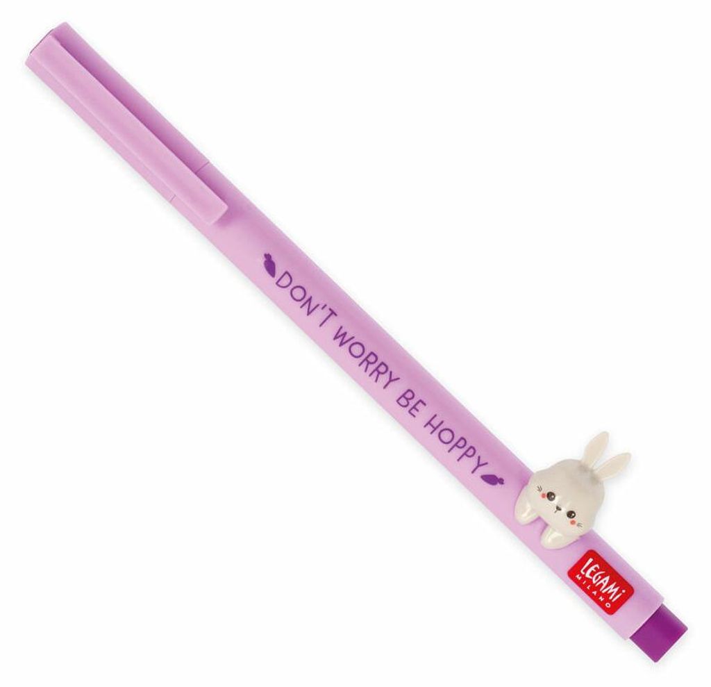 Legami Gel Pen Lovely Friends Bunny, mit Tierdeko, Produktbild 