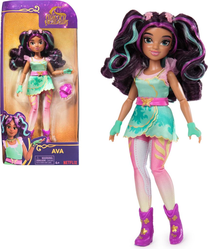 SPIN MASTER DOLL 24 CM AVA Unicorn Academy Immagine del prodotto 