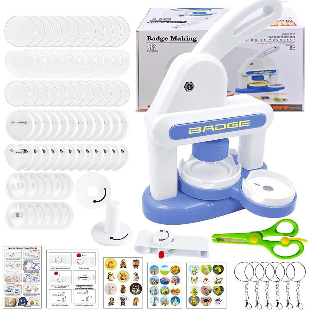 Machine à badges, Fabriquer ses propres badges, Kit de Image du produit 