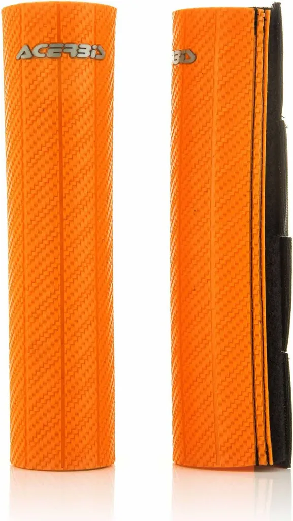 Soufflets de fourche moto cross ACERBIS orange pour tube 43/48 mm