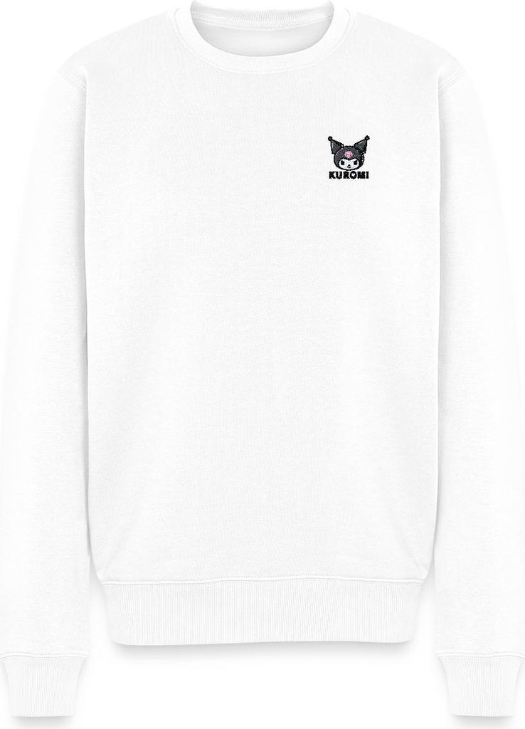 Spreadshirt Kuromi Stick Portrait Herren Premium Pullover, XS, Weiß