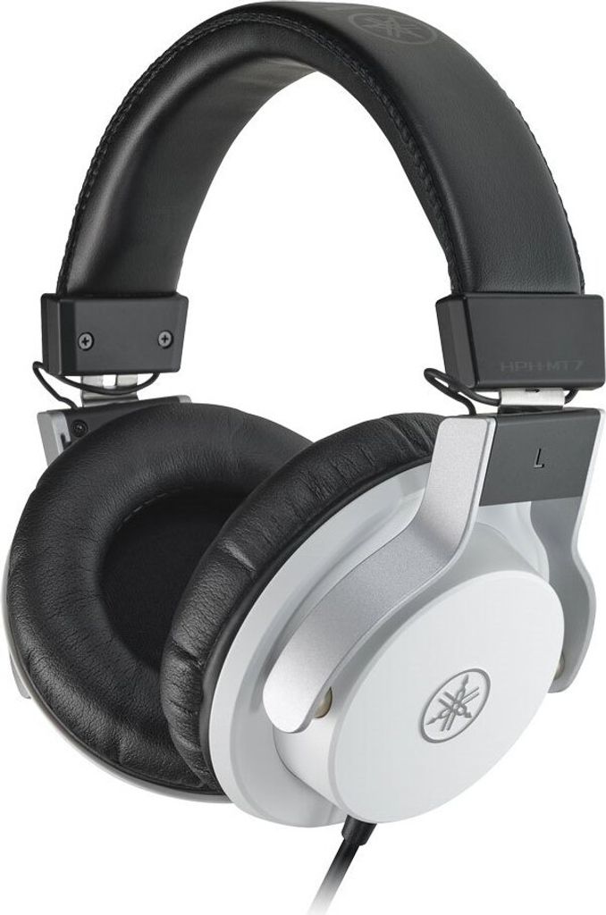 Yamaha HPH-MT7, Kabelgebunden, Büro/Callcenter, 15 - 25000 Hz, 360 g, Kopfhörer, Schwarz, Weiß