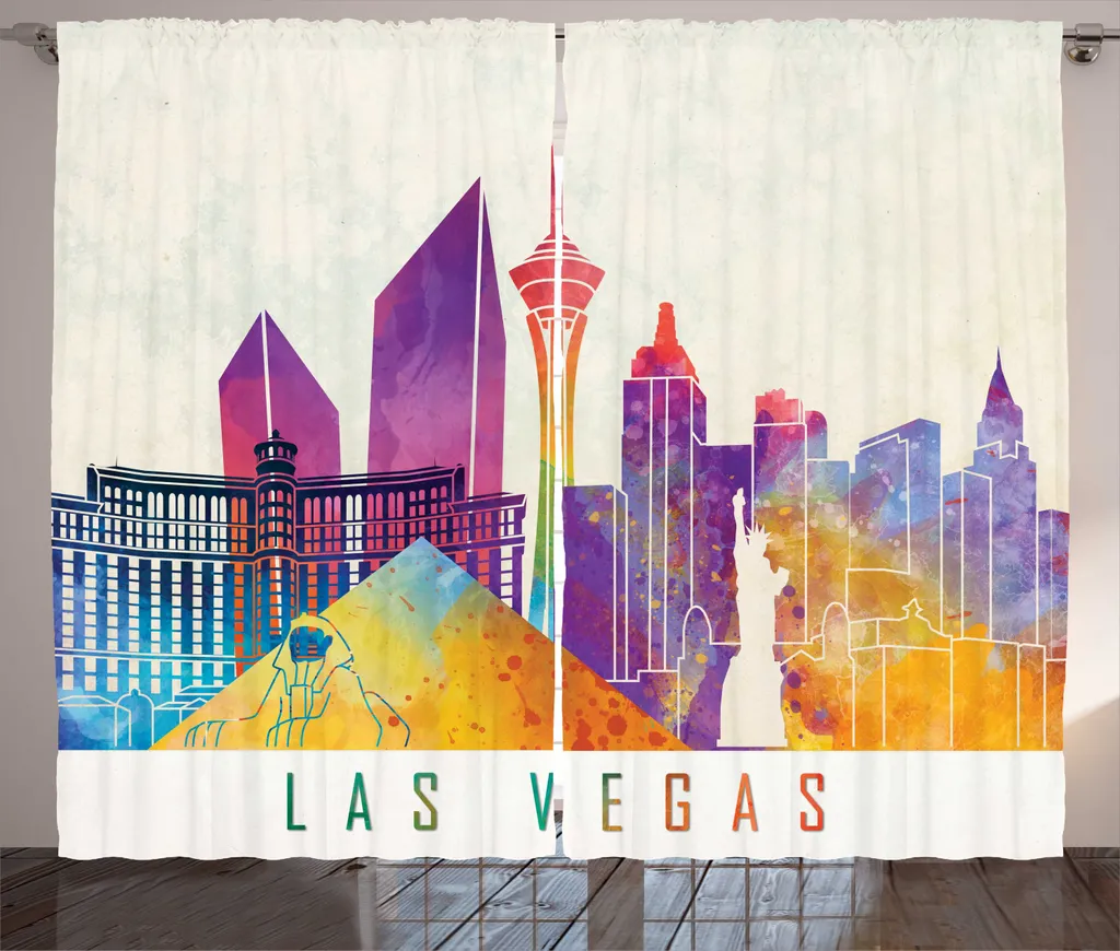 Tenda Arredo Las Vegas Multicolor 280x225 | ABAKUHAUS Design Rustico