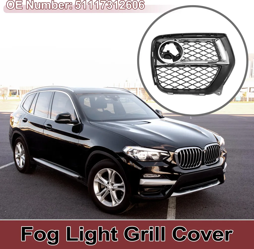 Grille de Feu Antibrouillard BMW X6 2012-2014 ABS Noir 51117312606