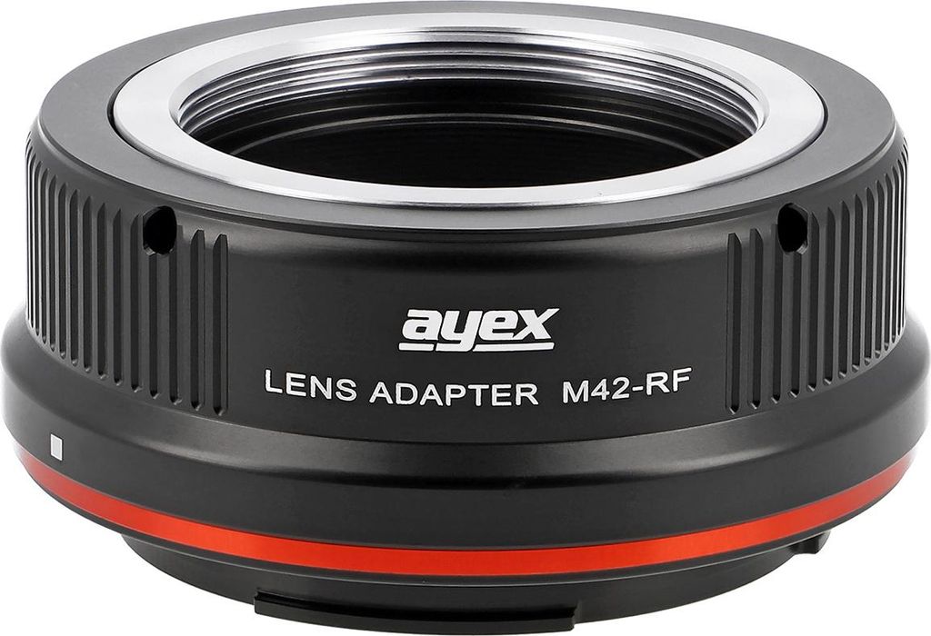 ayex Objektivadapter für M42 Objektive an Canon EOS R R5 R6 R7 R8 R10 R50 R100 M42-EOS R