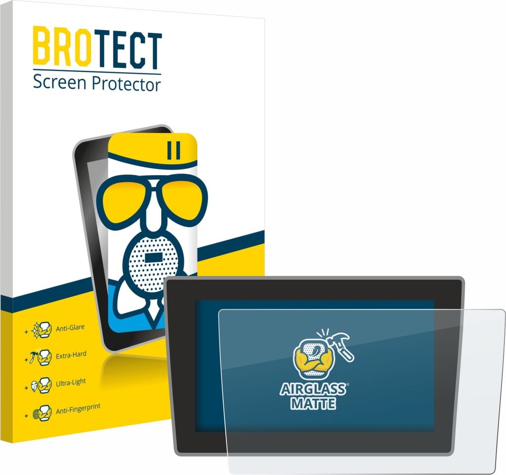 BROTECT Entspiegelungs Schutzglas für Volkswagen Arteon Shooting Brake 2021 Discover Pro Schutzfolie Panzer Folie Glas Display Schutz matt