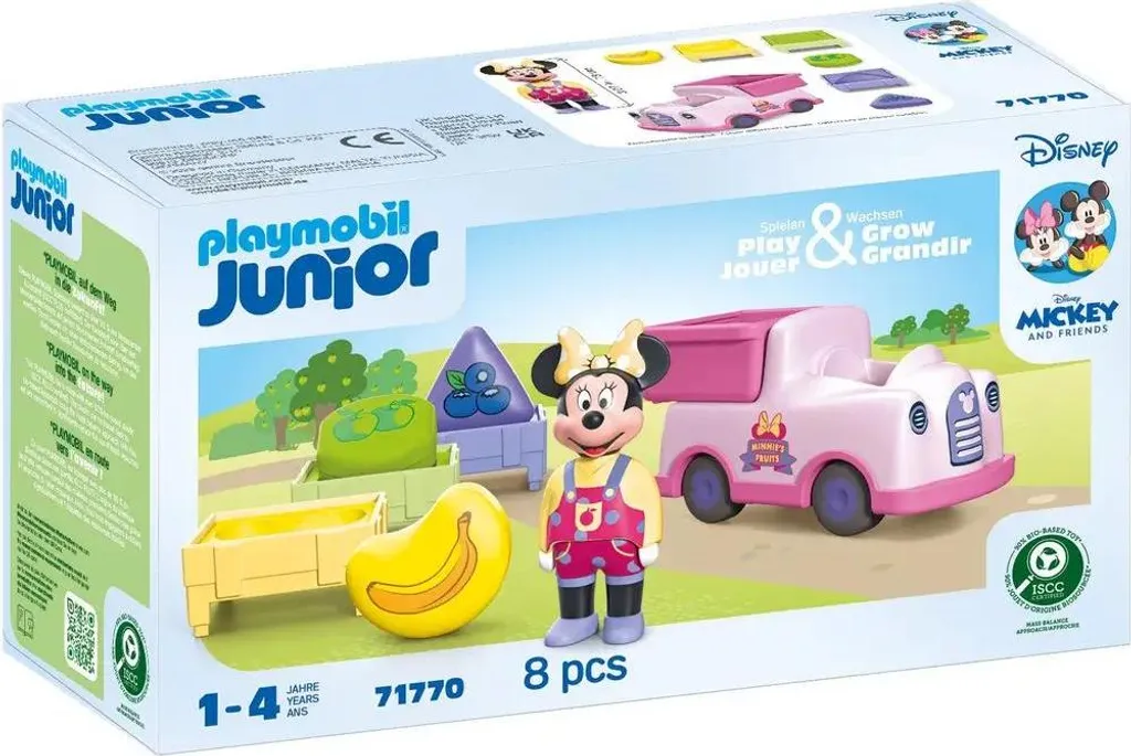 Jouet de tri Minnie Disney PLAYMOBIL JUNIOR 71770 camion de fruits