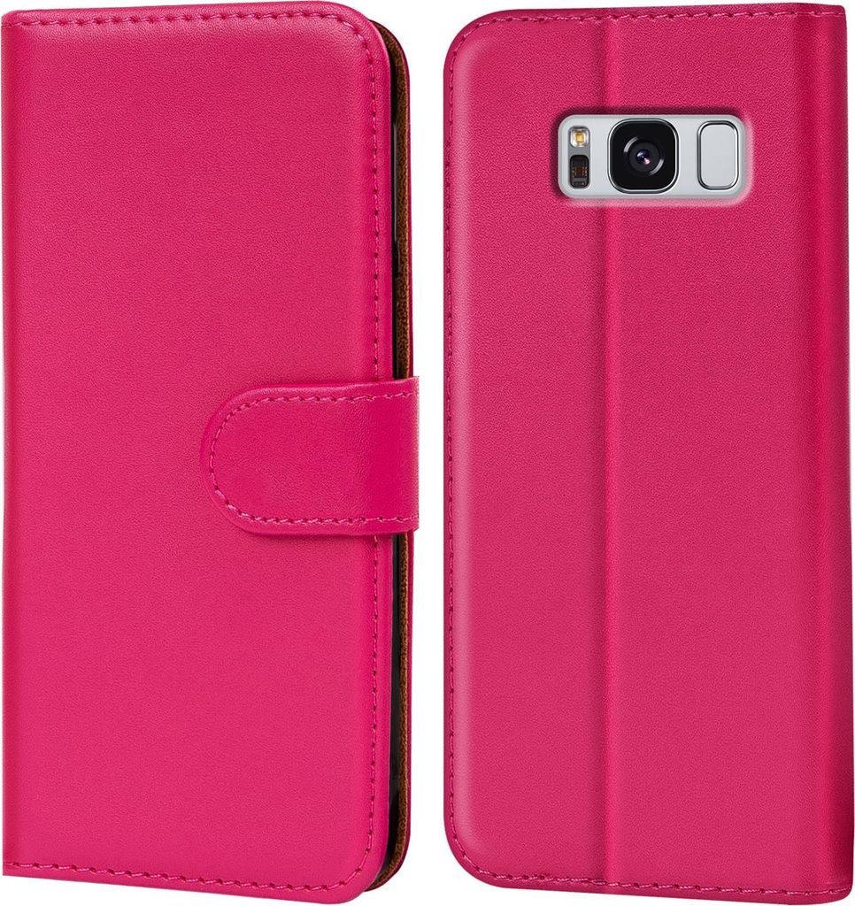 Book Case für Samsung Galaxy S8 Plus Hülle Tasche Flip Cover Handy Schutz Hülle