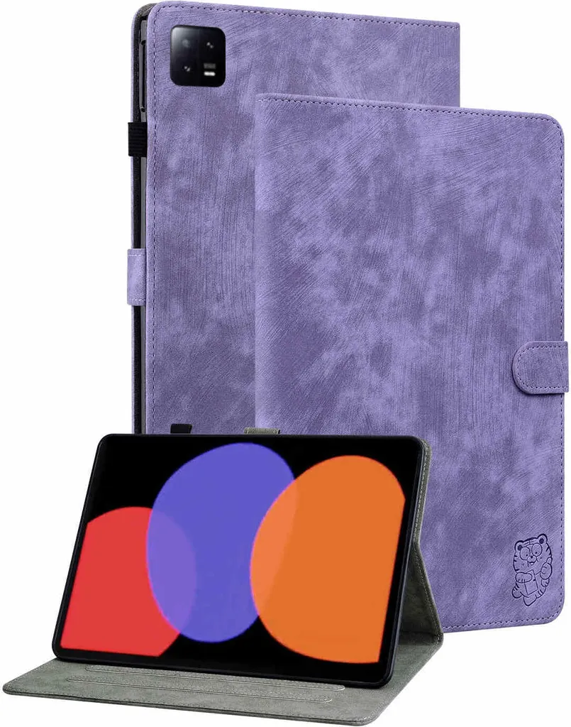 Cover Xiaomi Pad 6 / 6 Pro 11 Viola Art - Protezione Pelle Sand Tiger