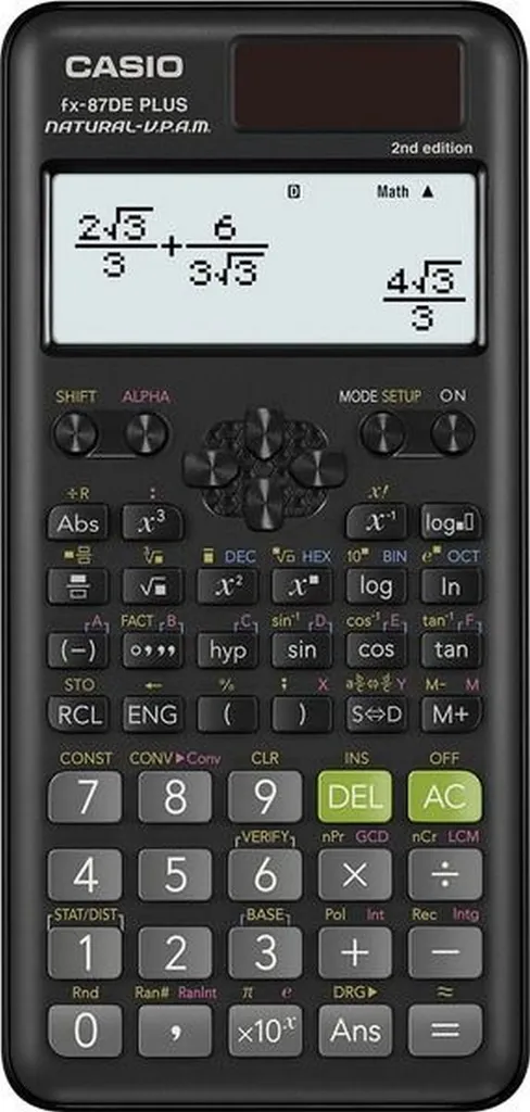 Casio FX-87DE Plus II: Calcolatrice Scientifica per Ingegneria