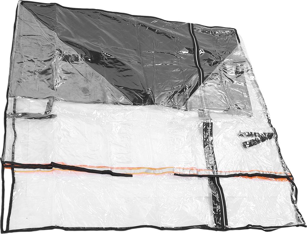 Gabelstaplerabdeckung, staub-, regen- und winddicht, transparente EVA-Schutzhülle, Allwetter-Sonnenschutz für Gabelstapler