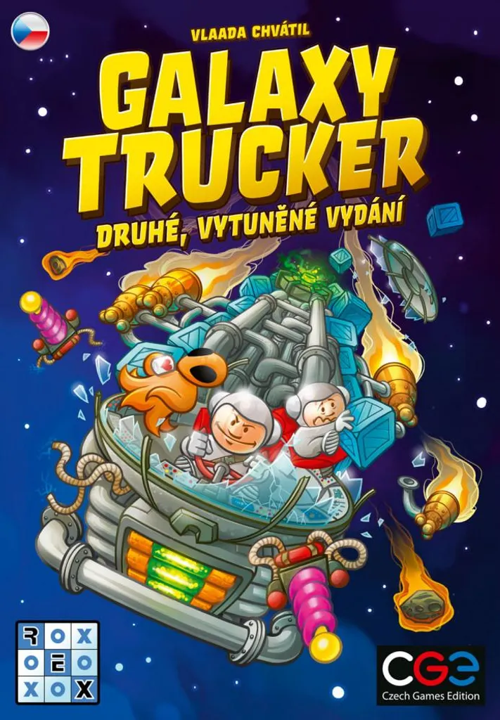Jeu de Société Galaxy Trucker Édition Améliorée pour Soirée en Famille
