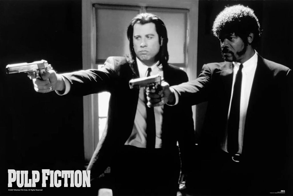MB 106 Pulp Fiction Guns Poster