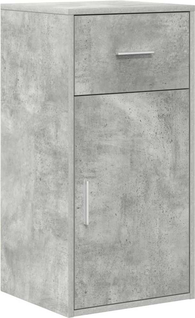 Sideboard mit Schubladen Beton Grau 38 x 34 x 75 cm