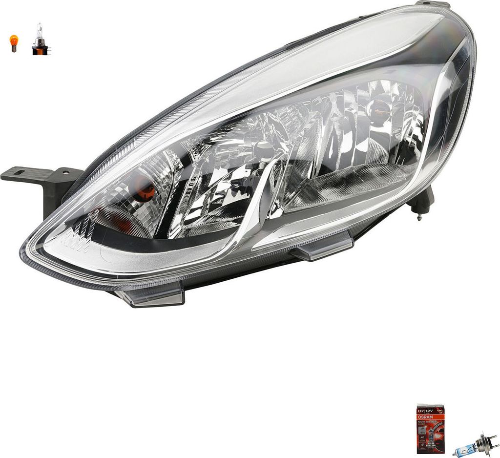 Johns, Scheinwerfer + Osram Night Breaker Laser passend für Ford Fiesta 17 05/ 17- Links 2118582 H1BB13W030AD