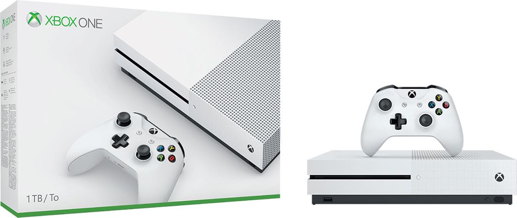 Microsoft Xbox One S, Xbox One S, Biały, 8192 MB, DDR3, AMD Zdjęcie produktu 