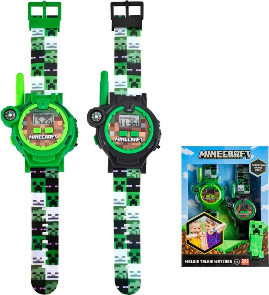Minecraft - Klocki Reloj Walkie Talkie Kids Licensing - Oficjalny Produkt