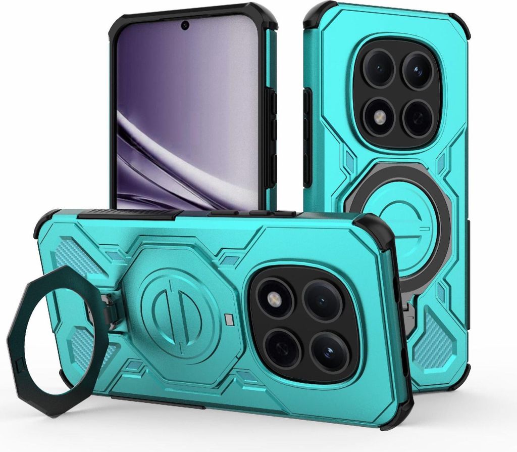 MagSafe Hülle für Xiaomi Redmi Note 15 Pro 5G Magnetring 360 Ringhalter Hellblau