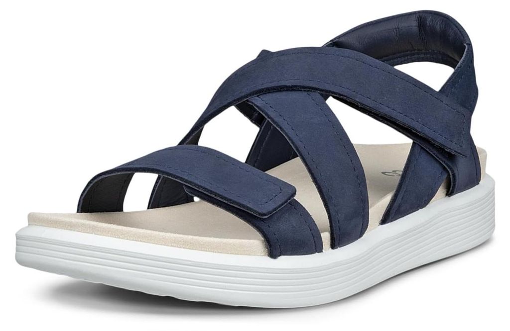ECCO Damen SOFT SANDAL CROSS STRAP Blau 40 Produktbild 