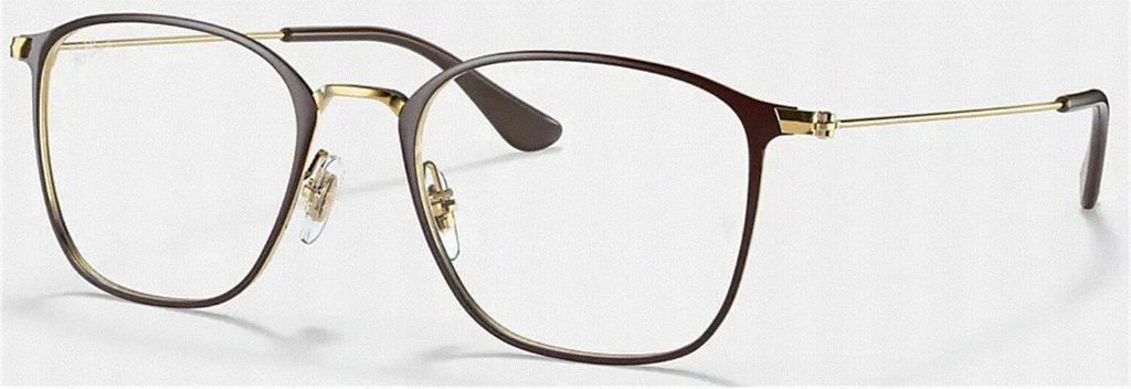 Ray Ban Metall Fassung Modell RX6466-2905 Brown on Arista
