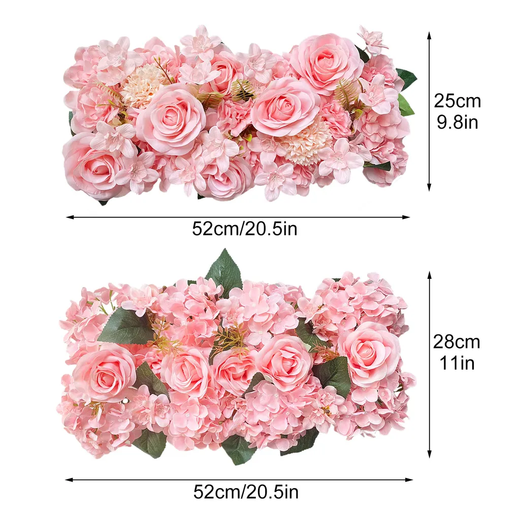 Fleurs de mariage artificielles effet réel pour décoration de buffet