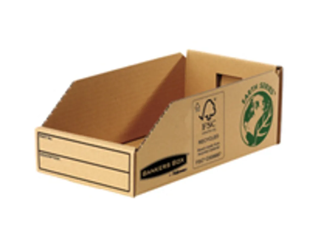 Bankers Box boîte de rangement petits objets 147mm brune lot de 50 unités