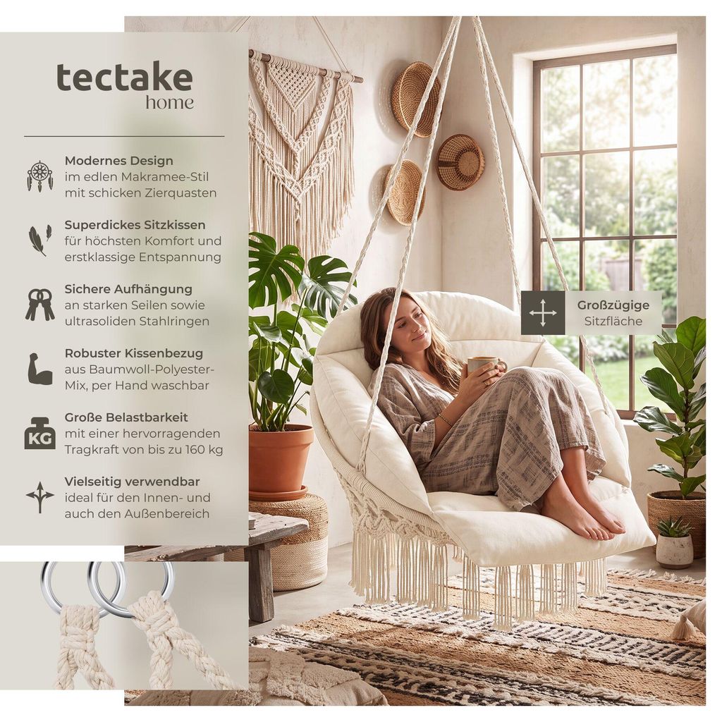 TecTake 404879, Béžová Obrázek produktu 