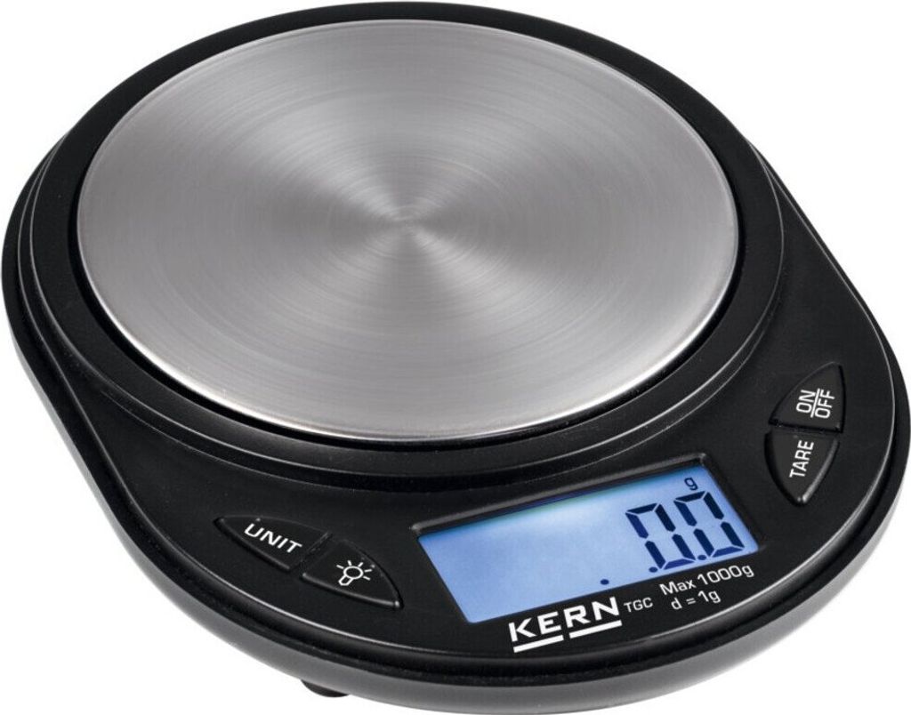 Kern TGC 1K-3 TGC 1K-3 Taschenwaage Wägebereich (max.) 1000 g Ablesbarkeit 1 g batteriebetrieben mehrfarbig (TGC 1K-3)