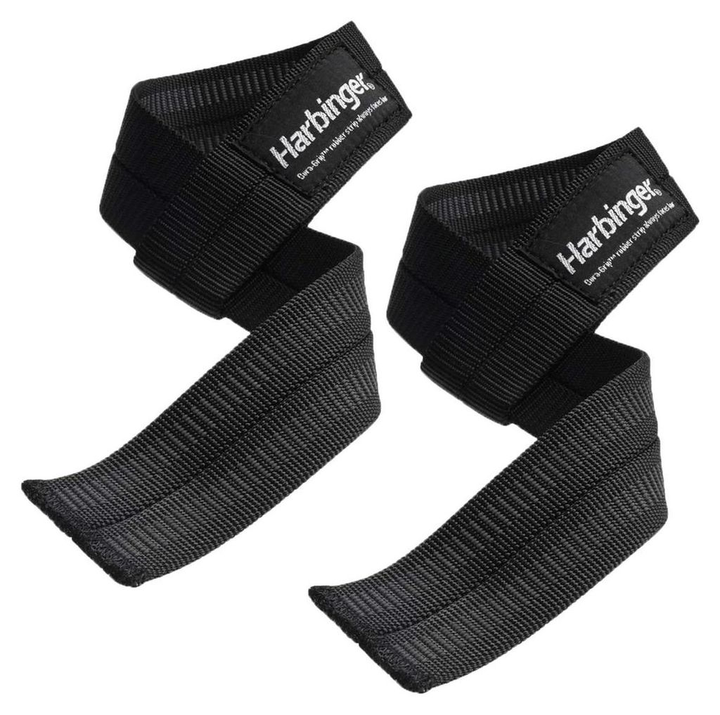 Harbinger Big Grip No Slip Lifting Straps Schwarz Produktbild 