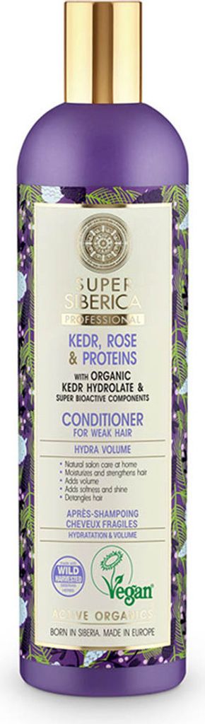 Natura Siberica Hair Conditioner Hydra Volume 400ml